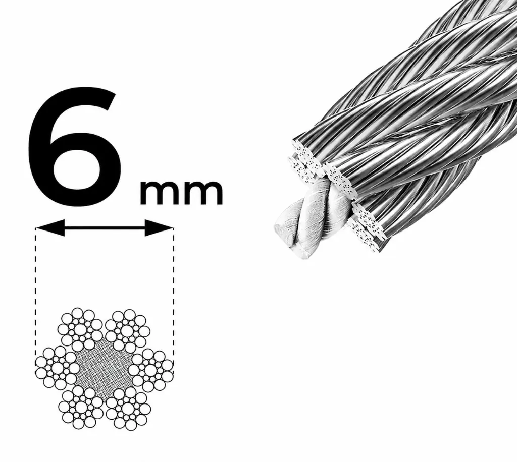 Steel Wire Rope - 6mm - For Speed Governor.webp
