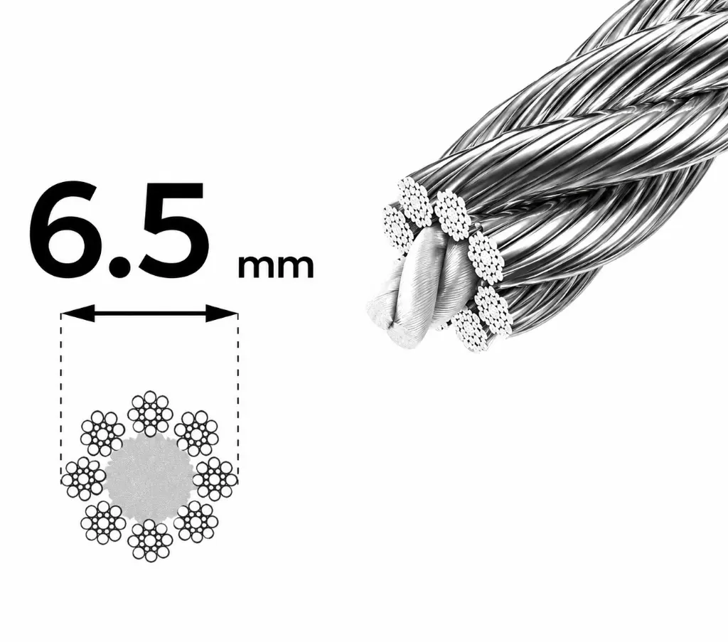 Steel Wire Rope - 6.5mm.webp