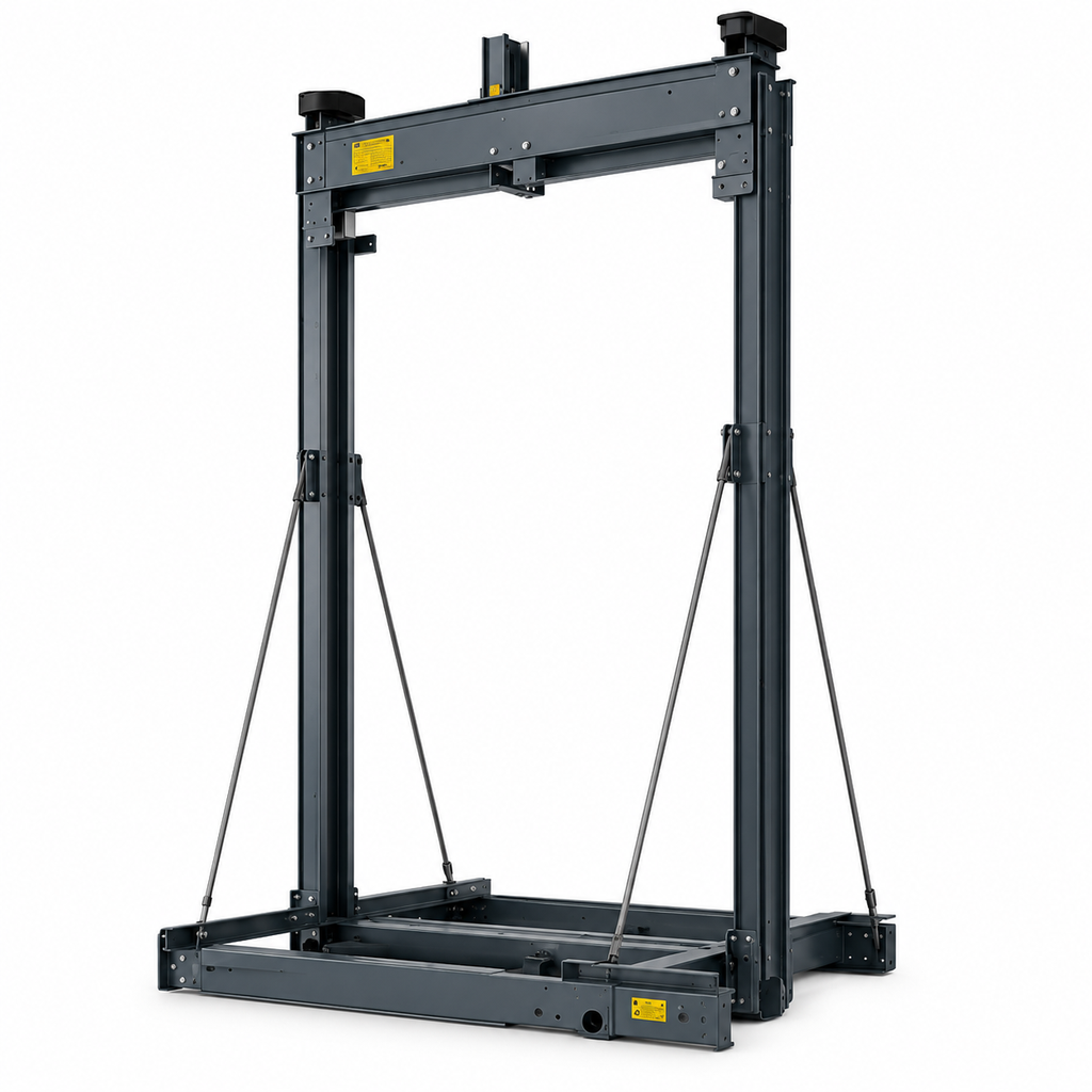 Passenger Car Frame (Showroom Lift, 4 Passenger, Diagonal Up, Φ240*5*Φ6.5)